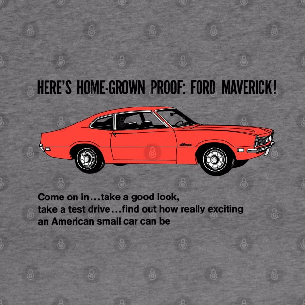 FORD MAVERICK - dealer ad by Throwback Motors